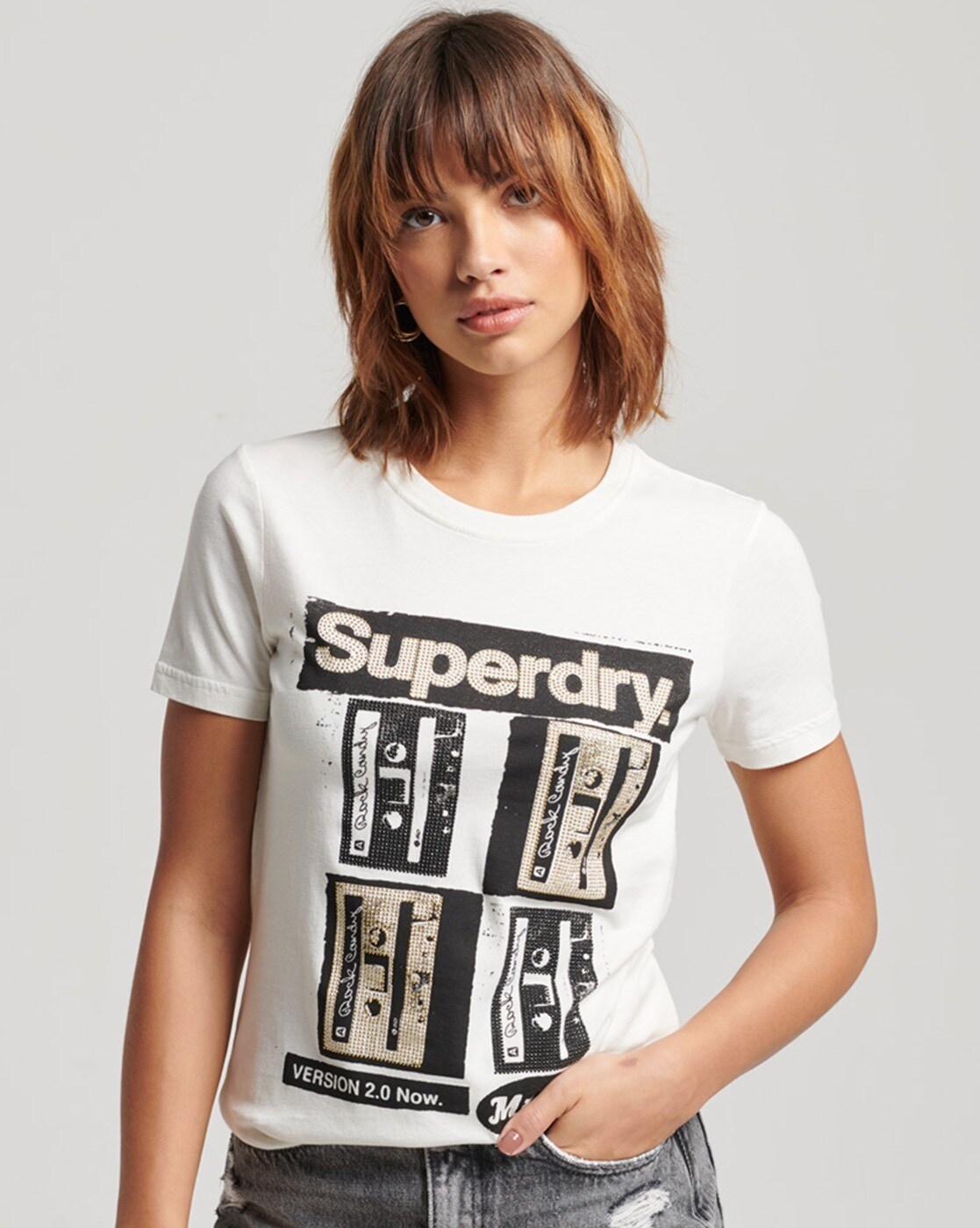 Buy White Tshirts for Women by SUPERDRY Online