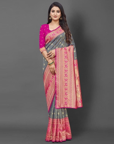 Banarasi sarees - Buy premium traditional Banarasi sarees online| Unnati  Silks