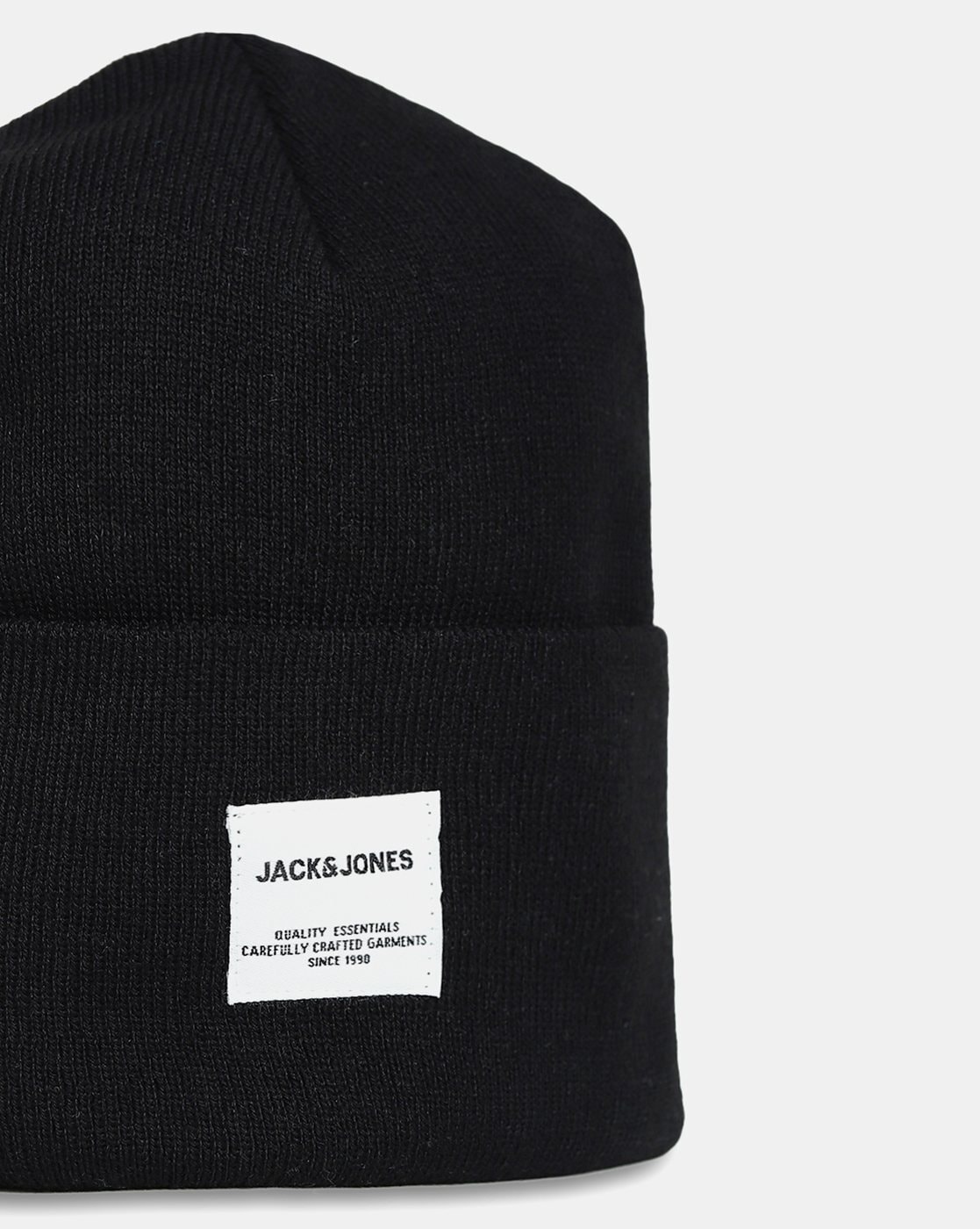 Jack & Jones JACCLASSIC SHORT BEANIE UNISEX - Bonnet - black/noir