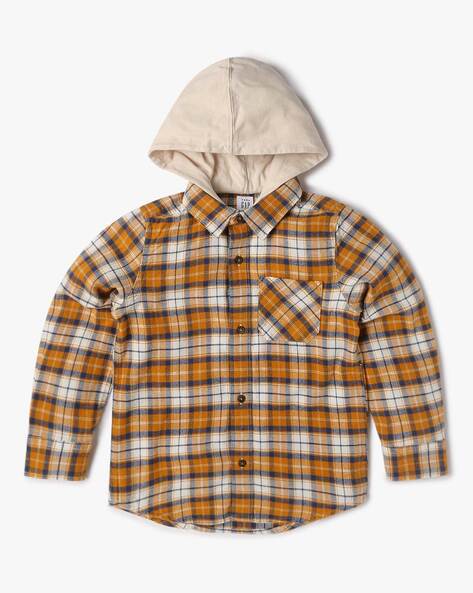 Gap Kids Checked Relaxed Fit Shirt