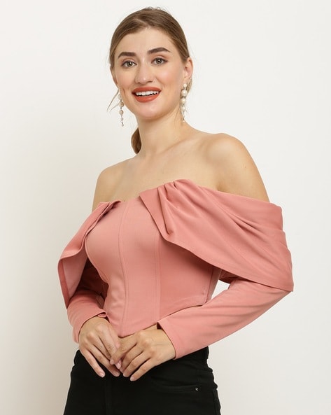 Buy Peach Tops for Women by Sassy N Messy Online