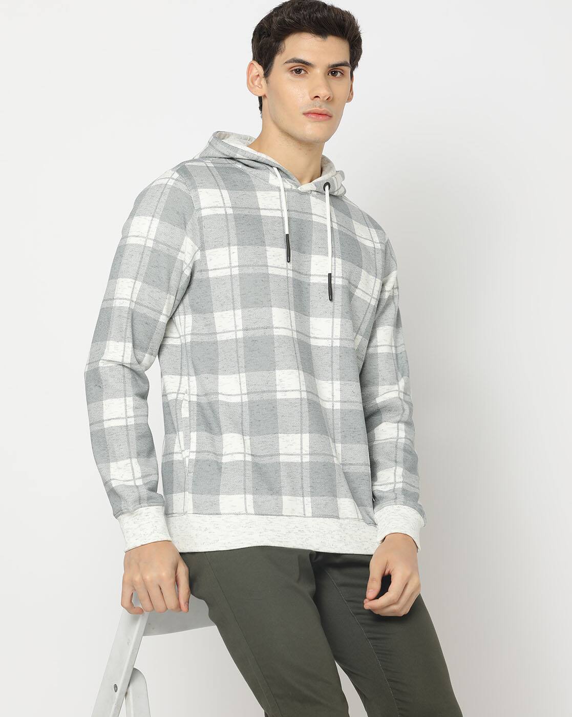 Buy Off White Sweatshirt & Hoodies for Men by NETPLAY Online  
