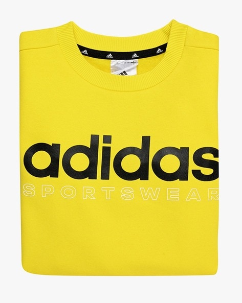 Adidas bright hotsell yellow t shirt