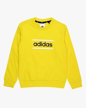 Brand Print Regular Fit Sweatshirt-image-1