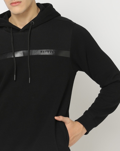 Buy Black Sweatshirt Hoodies for Men by NETPLAY Online Ajio