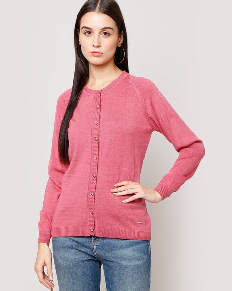 Ladies zipper cardigans hot sale