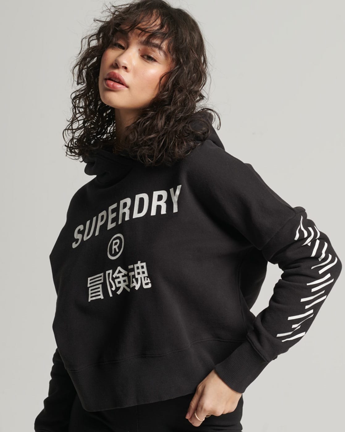 Buy Black Sweatshirt Hoodies for Women by SUPERDRY Online