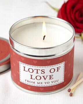 Love's Embrace Wishes Scented Tin Jar Candle-image-3