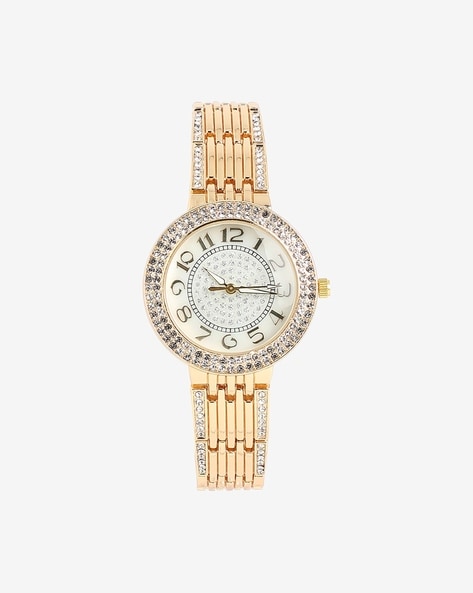 DressBerry Women Brass Embellished Dial & Bracelet Style Straps Analogue  Watch DB_SS23_10A - Price History