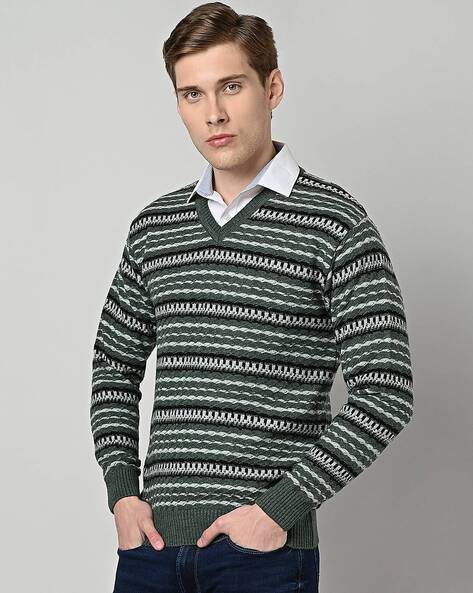 Mens patterned clearance sweaters