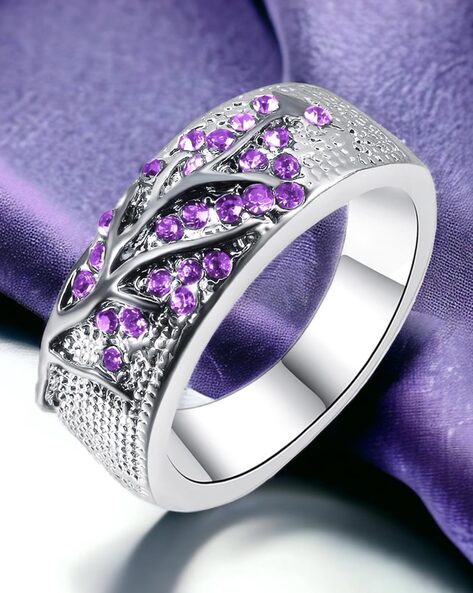 Buy Silver-Toned Rings for Men by MYKI Online | Ajio.com