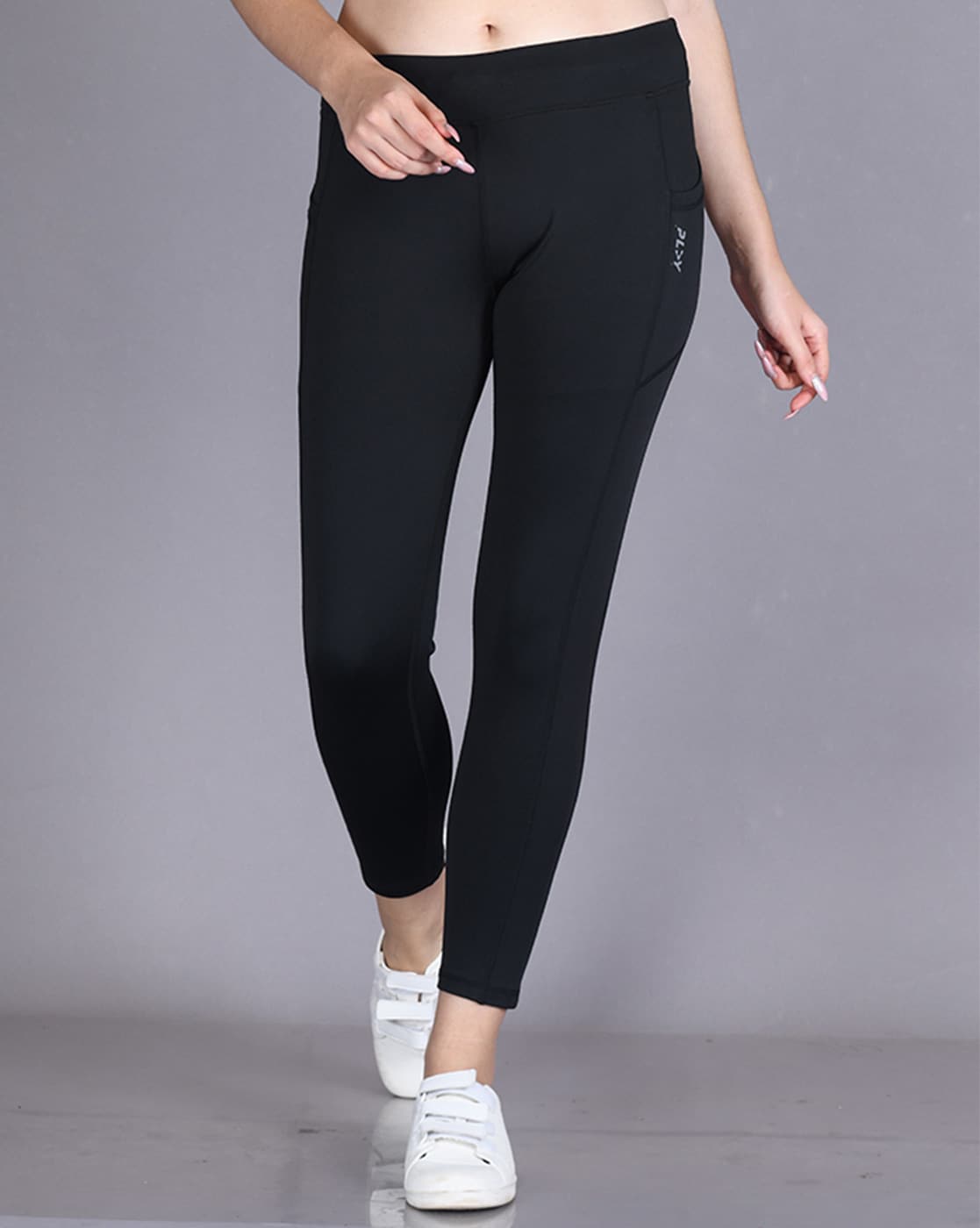 Buy Lux Lyra Women's Ankle Length Slim Leggings (Skin, Free Size) at  Amazon.in