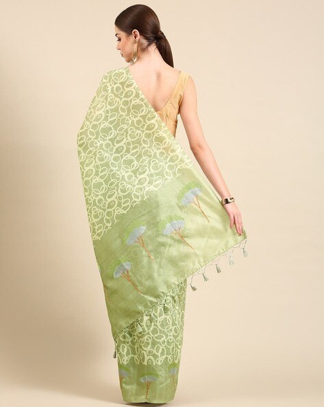 Buy Green Sarees for Women by Kalyan Silks Online