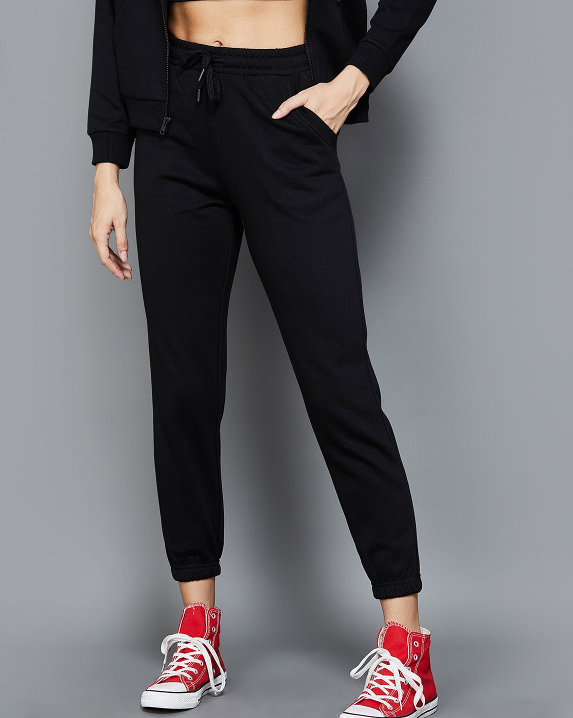 Buy Black Trousers & Pants for Women by Ginger by Lifestyle Online