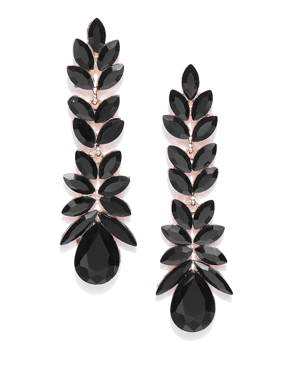 Shop GUCCI Double G Earrings With Black Crystals (629659 I4769 8061) by  SaKURa_JAPAN | BUYMA