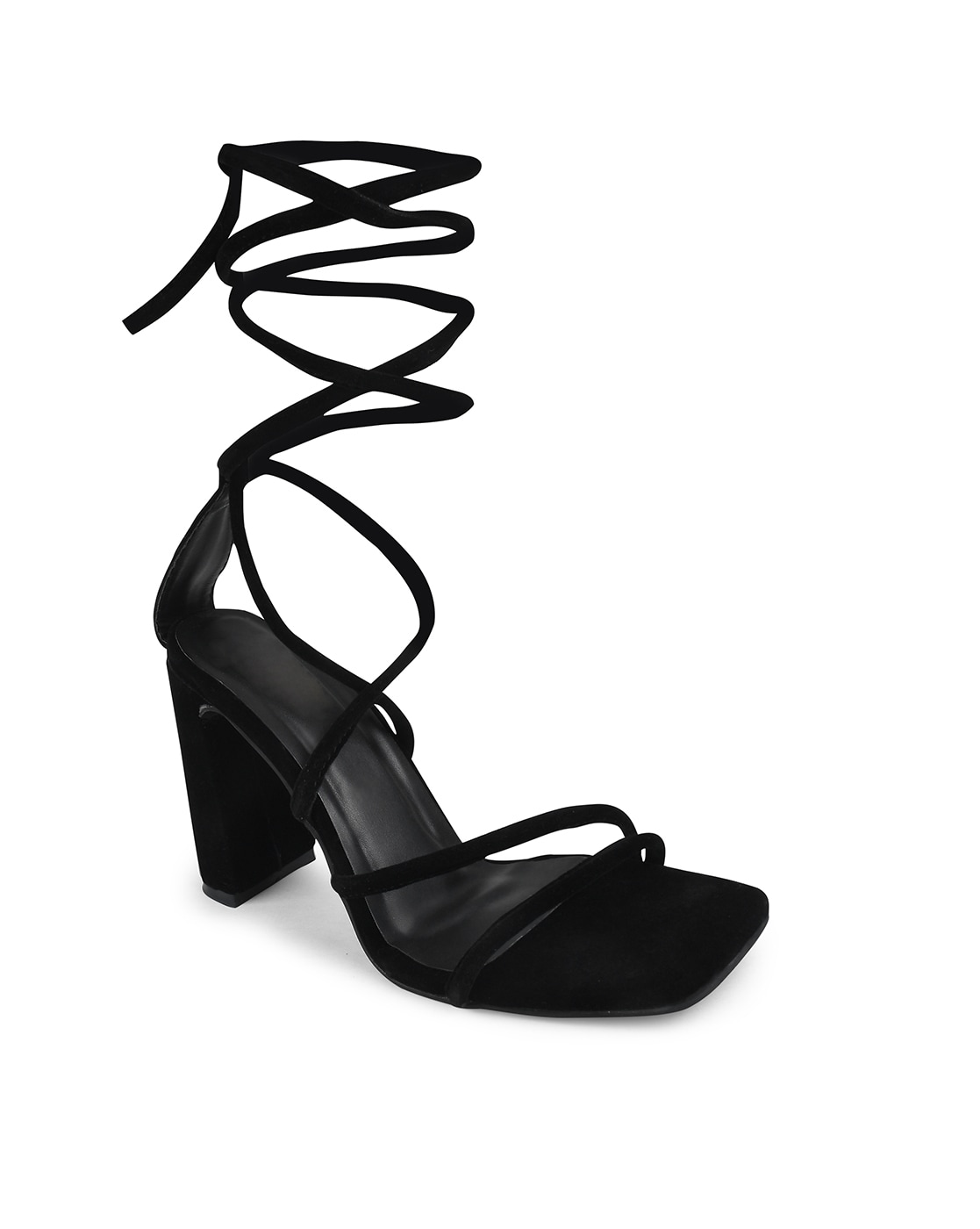 Black Block Heel Sandal | Shoes | Sandals heels, Block heels sandal, Black  block heels