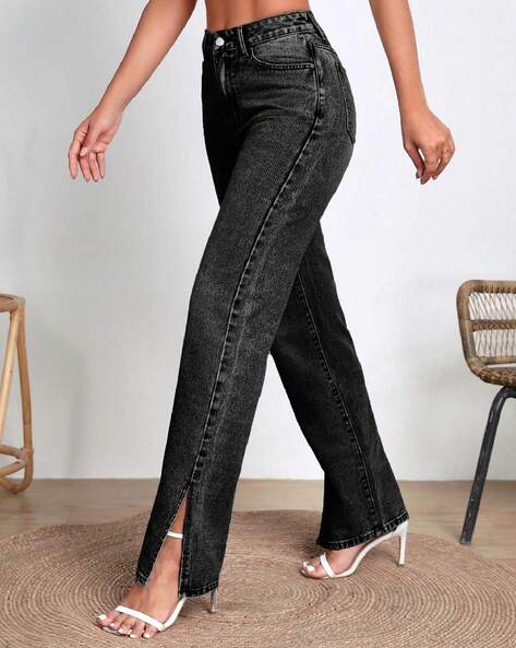 Buy Black Jeans & Jeggings for Women by Styli Online