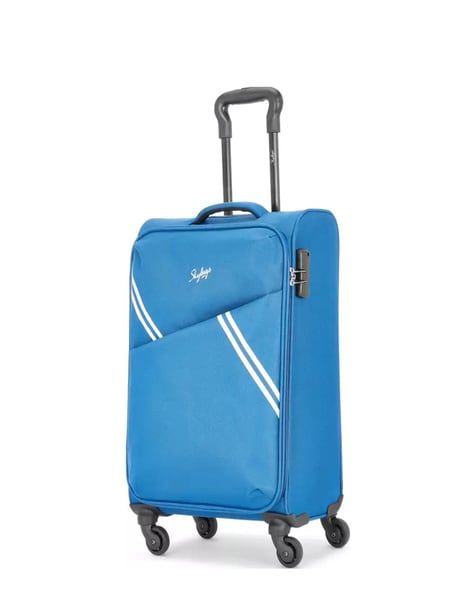 SKYBAGS Escape Spinner Hard Trolley 55 cm Cabin Suitcase 4 Wheels - 21 inch  Blue - Price in India | Flipkart.com