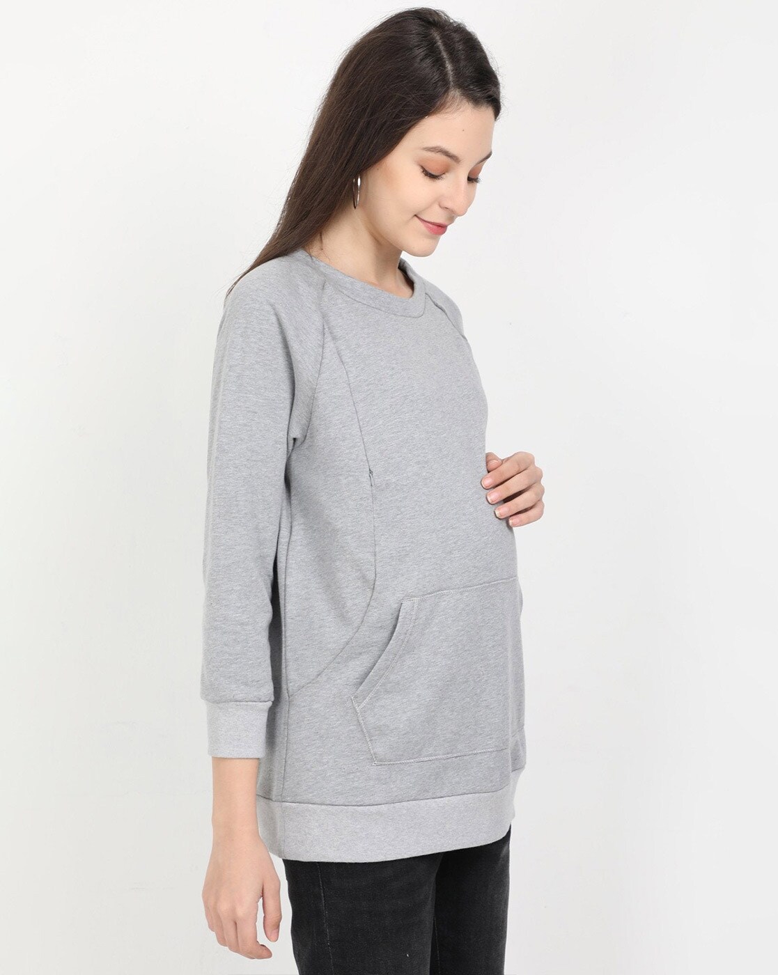 Women Maternity and Nursing Hoodie Sweatshirt