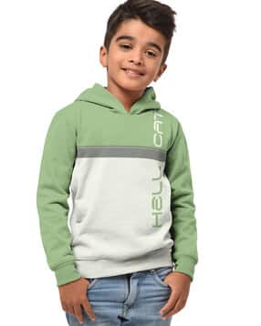 hellcat Typographic Print Round-Neck Hoodie-picture-26
