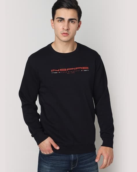 Buy Black Sweatshirt Hoodies for Men by DUKE Online
