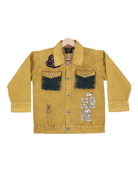 Buy Yellow Jackets & Coats for Boys by CREMLIN CLOTHING Online