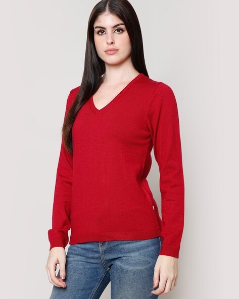 Lucky Brand Relaxed V-neck Sweaters for Women