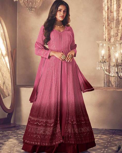 Buy Pink Dress Material for Women by Kreataghna Collection Online Ajio