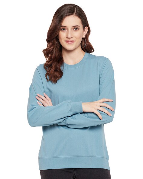 Crew-Neck Sweatshirt with Full Sleeves