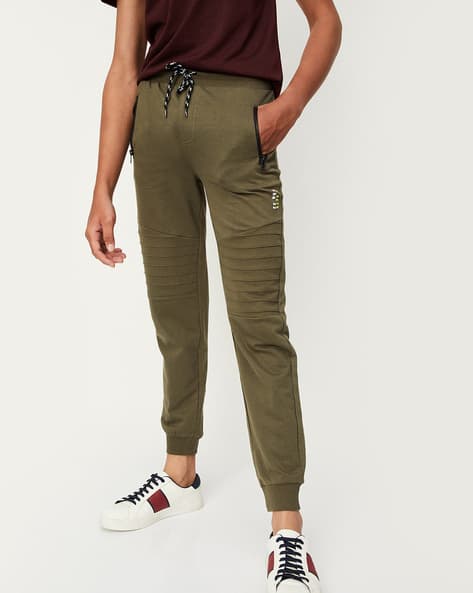 Cotton Joggers with Zipper Pockets - Main Image