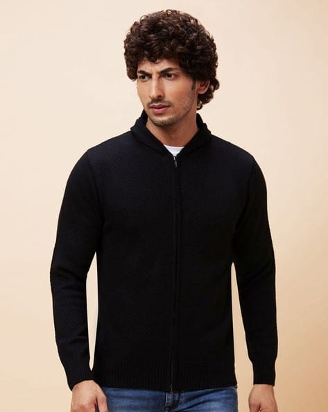 Buy Black Sweaters Cardigans for Men by GLOBUS Online