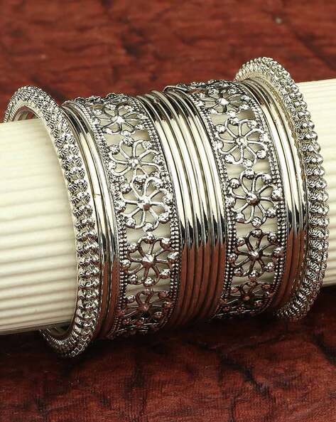 Buy silver store bangles