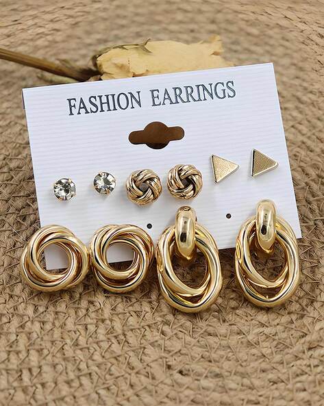 fcity.in - Treditional Small Jumkhi Earrings Combo Of 5 Pair Just 199 /  Styles