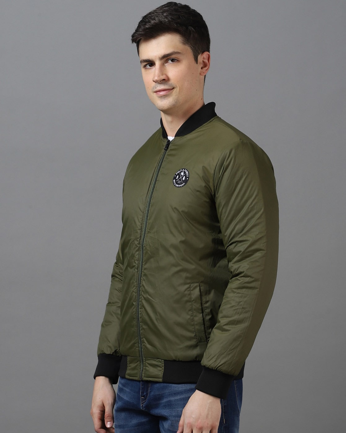 Buy Olive Green Jackets & Coats for Men by ECKO UNLTD Online | Ajio.com