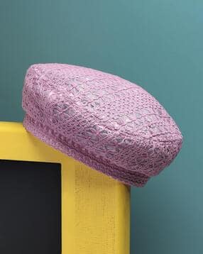 Embroidered Beret Hat-image-46