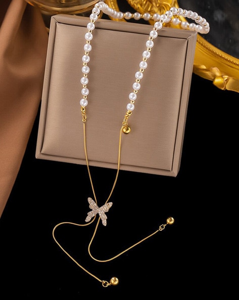 Gold chain with hot sale pendant for girl