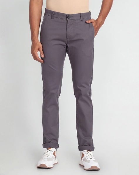 Arrow Sport Slim Fit Men Grey Trousers - Buy Arrow Sport Slim Fit Men Grey  Trousers Online at Best Prices in India | Flipkart.com