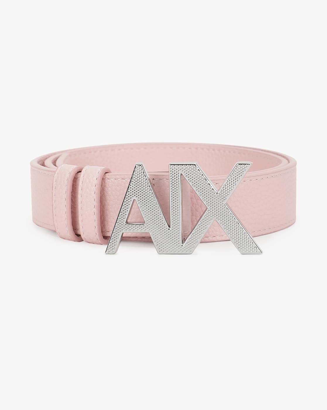 Buy ARMANI EXCHANGE Textured Logo Belt Online | Ajio.com