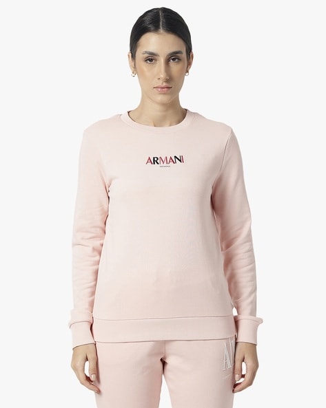 Buy Pink Sweatshirt Hoodies for Women by ARMANI EXCHANGE Online