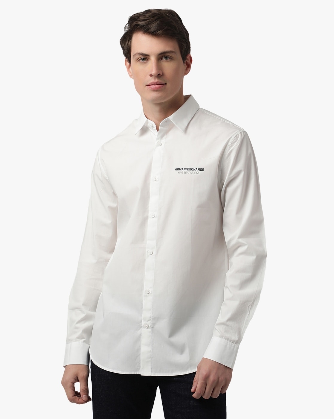 Buy Off White Shirts for Men by ARMANI EXCHANGE Online Ajio