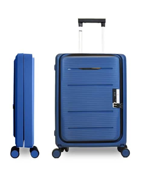 Striped Foldable Luggage Bags