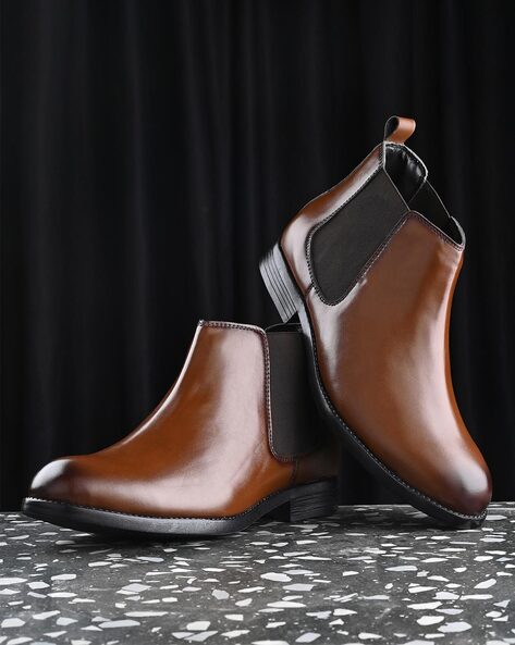 Hirels Ankle-Length Slip-On Boots