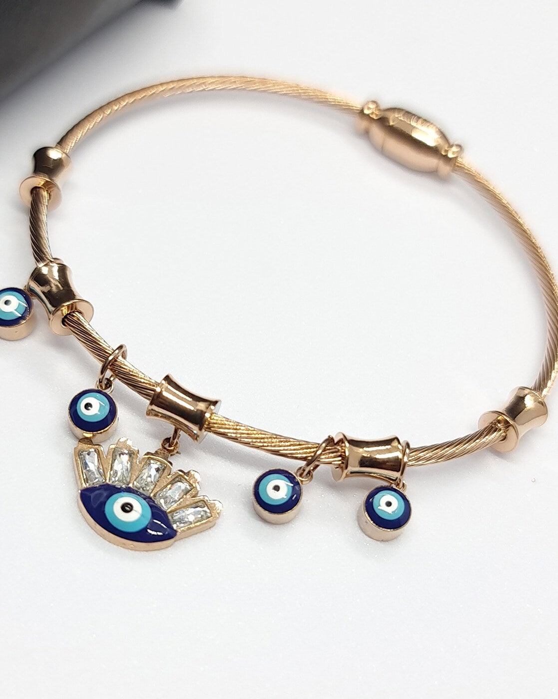 Evil Eye Charm Beaded Bracelet | Simbi®