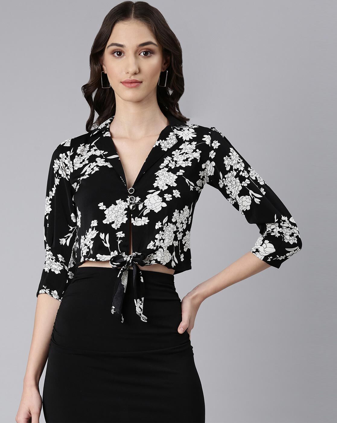 Buy Black Tops for Women by SHOWOFF Online