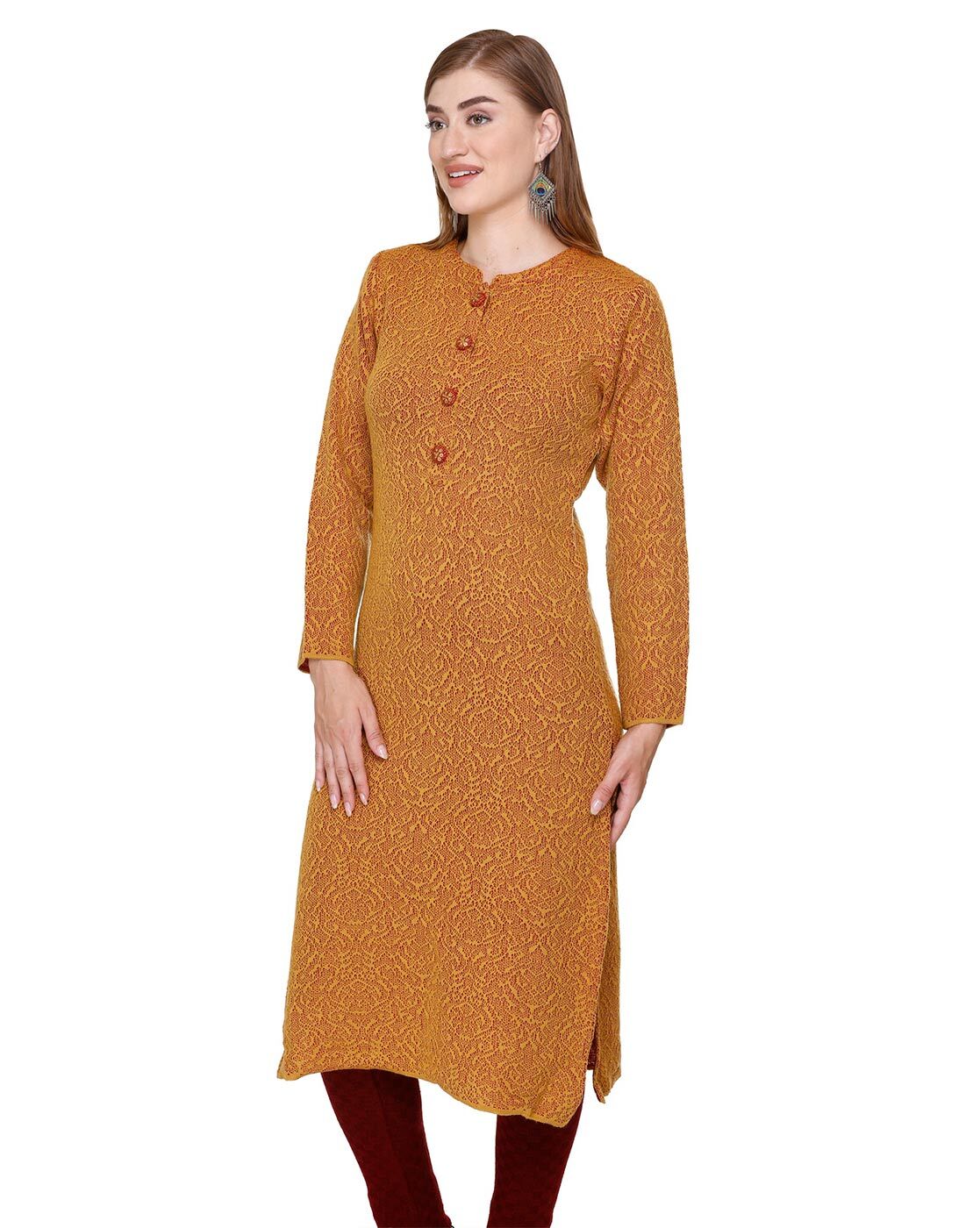 Knitted Woolen Fancy Kurti at Rs 400 in Ludhiana | ID: 16536063148