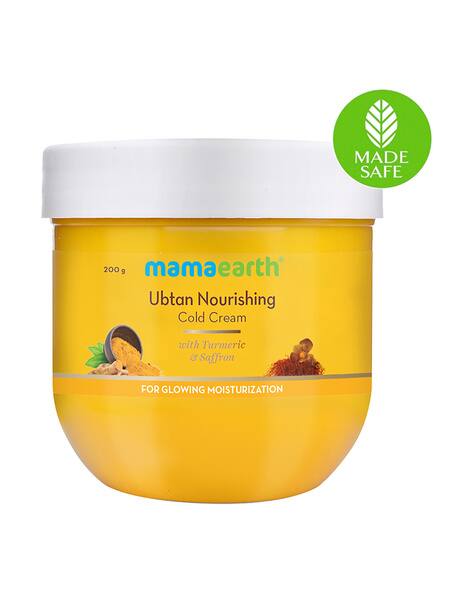 MAMAEARTH Ubtan Nourishing Cold Cream for Winter with Turmeric & Saffron