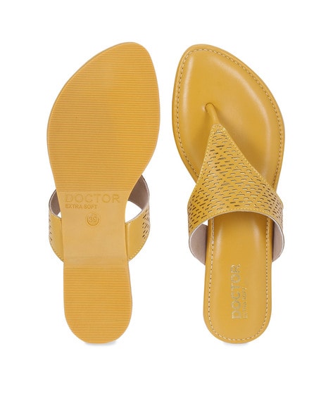 Mustard best sale flip flops