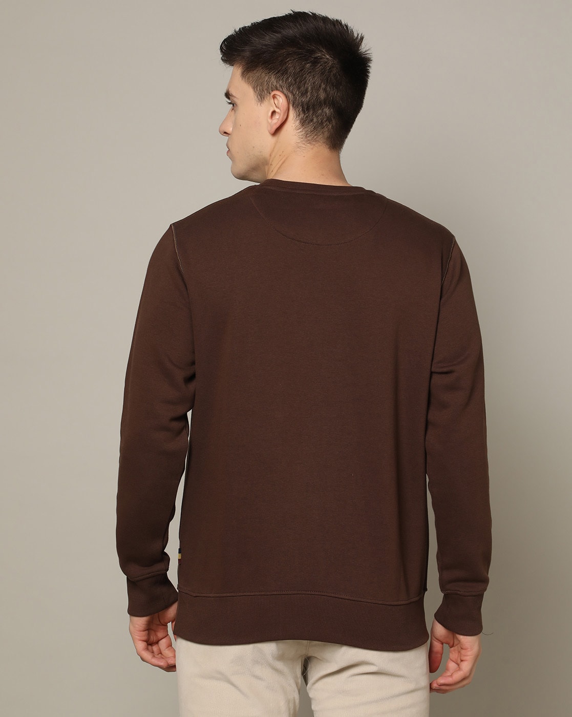 Buy Brown Sweatshirt & Hoodies for Men by INDIAN TERRAIN Online