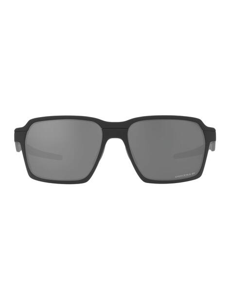 Oakley 0OO414341430458 Men Polarized Grey Lens Rectangle Sunglasses