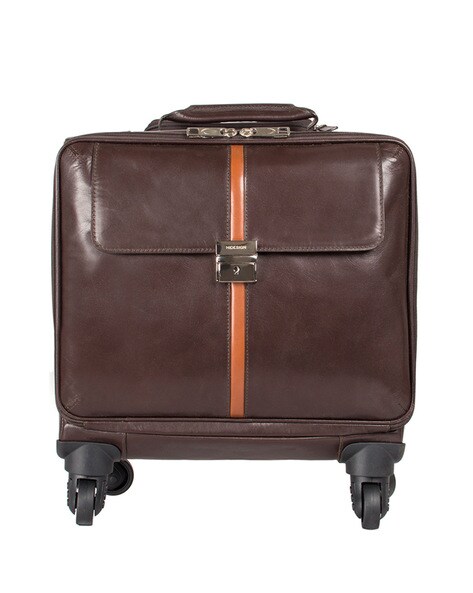 Buy Brown Monterey 2 Trolley Bag Online - Hidesign